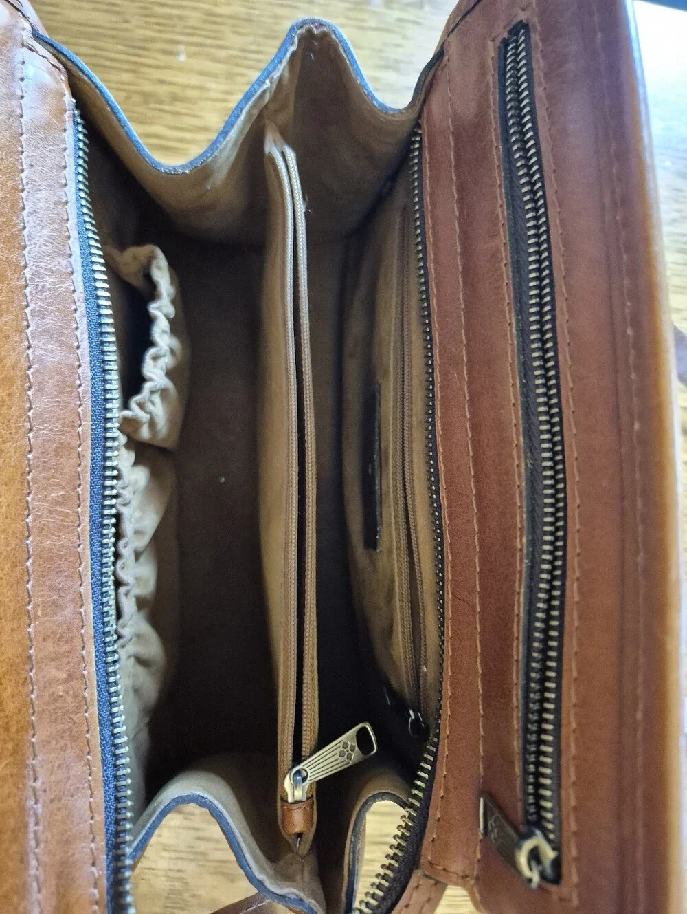 Patricia NASH Embossed, Tooled, Open Cut Work, Floral Leather Shoulder Bag